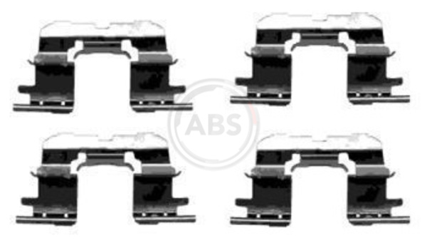 ABS Tartozékkészlet, tárcsafékbetét 1227Q_ABS