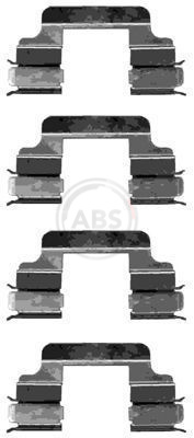 ABS Tartozékkészlet, tárcsafékbetét 1230Q_ABS