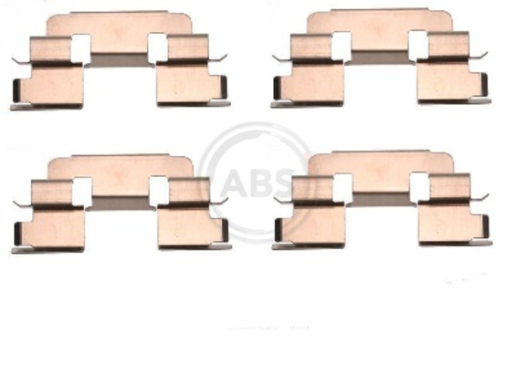 ABS Tartozékkészlet, tárcsafékbetét 1249Q_ABS