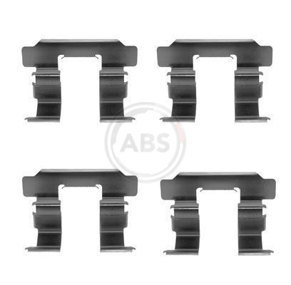 ABS Tartozékkészlet, tárcsafékbetét 1251Q_ABS