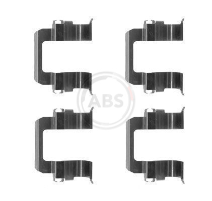 ABS Tartozékkészlet, tárcsafékbetét 1252Q_ABS