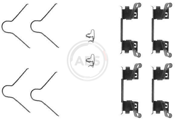 ABS Tartozékkészlet, tárcsafékbetét 1254Q_ABS