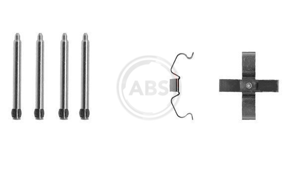 ABS Tartozékkészlet, tárcsafékbetét 1266Q_ABS