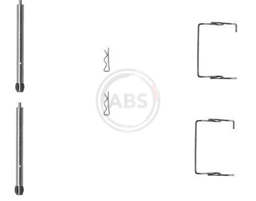 ABS Tartozékkészlet, tárcsafékbetét 1267Q_ABS