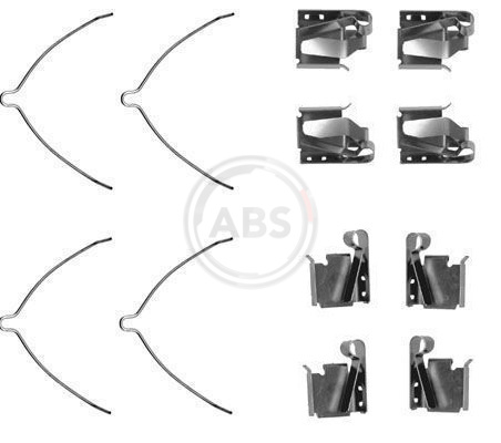 ABS Tartozékkészlet, tárcsafékbetét 1269Q_ABS