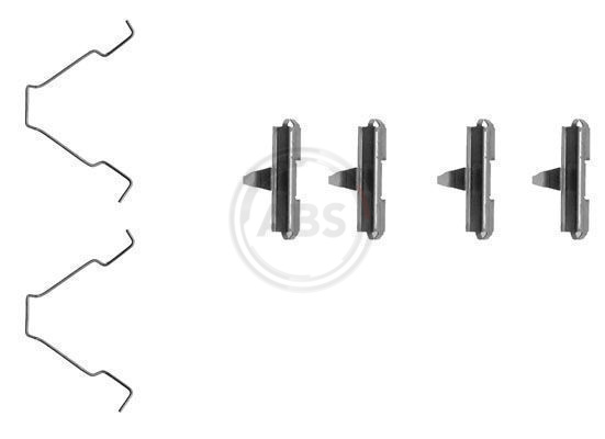ABS Tartozékkészlet, tárcsafékbetét 1270Q_ABS