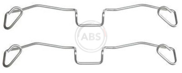 ABS Tartozékkészlet, tárcsafékbetét 1633Q_ABS