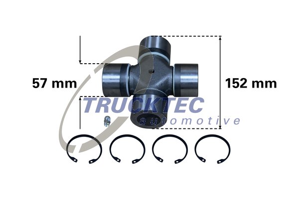 TRUCKTEC Kardánkereszt 01.34.014