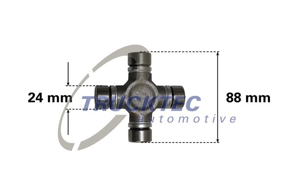 TRUCKTEC Kardánkereszt 02.34.042