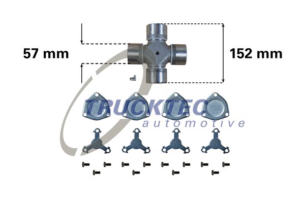 TRUCKTEC Kardánkereszt 03.34.001
