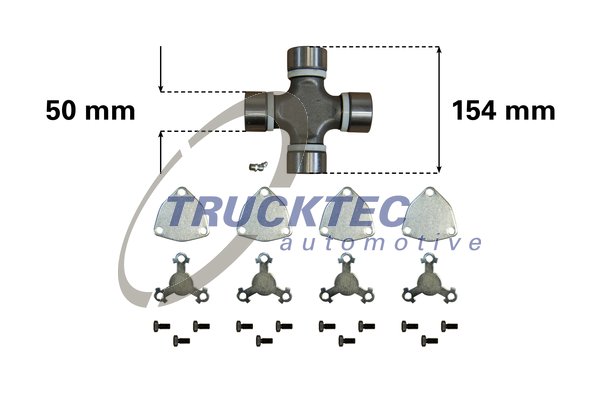 TRUCKTEC Kardánkereszt 03.34.005