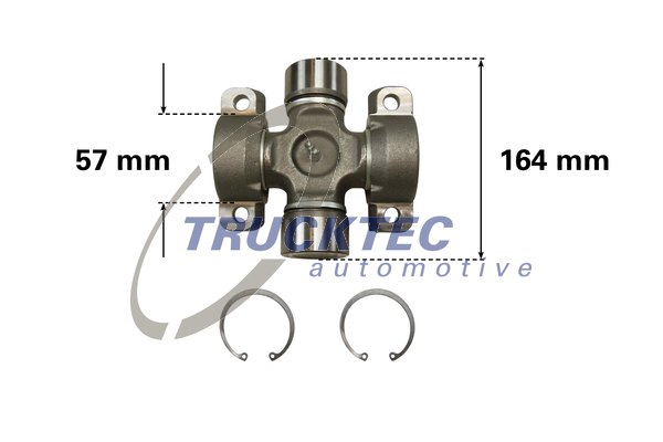 TRUCKTEC Kardánkereszt 04.40.008