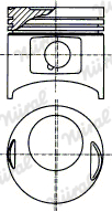 NURAL Dugattyú 87-179500-00