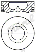 NURAL Dugattyú 87-206800-30