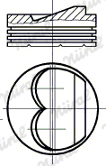 NURAL Dugattyú 87-215200-00