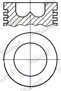 NURAL Dugattyú 87-245200-60