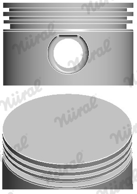 NURAL Dugattyú, kompresszor 87-404500-00