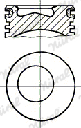 NURAL Dugattyú 87-425000-00