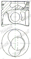 NURAL Dugattyú 87-501507-20