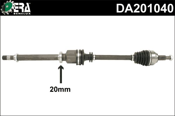 ERA Benelux Féltengely, komplett DA201040_ERA