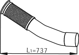 DINEX Kipufogócső 54247_DIN