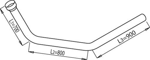 DINEX Kipufogócső 68150_DIN