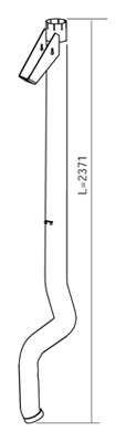 DINEX Kipufogócső 68509_DIN