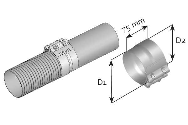 DINEX Kipufogóbilincs 99327_DIN