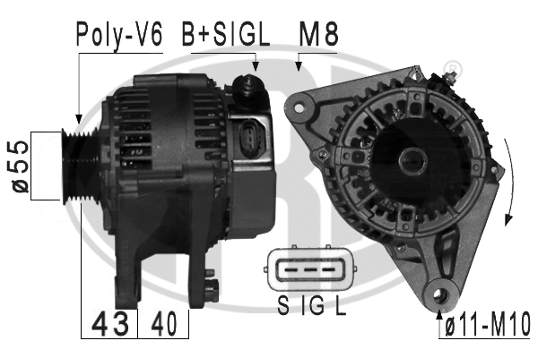 ERA OE Generátor 209003A_ERO