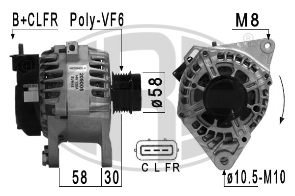 ERA OE Generátor 209005A_ERO