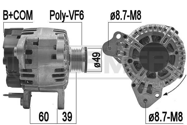 ERA OE Generátor 209218A_ERO