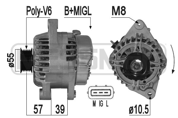 ERA OE Generátor 209304A_ERO