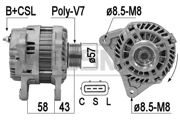 ERA OE Generátor 209347A_ERO