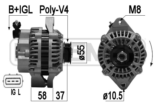 ERA OE Generátor 209367A_ERO