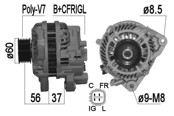 ERA OE Generátor 209368A_ERO