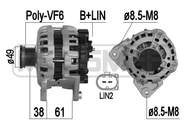 ERA OE Generátor 209375A_ERO