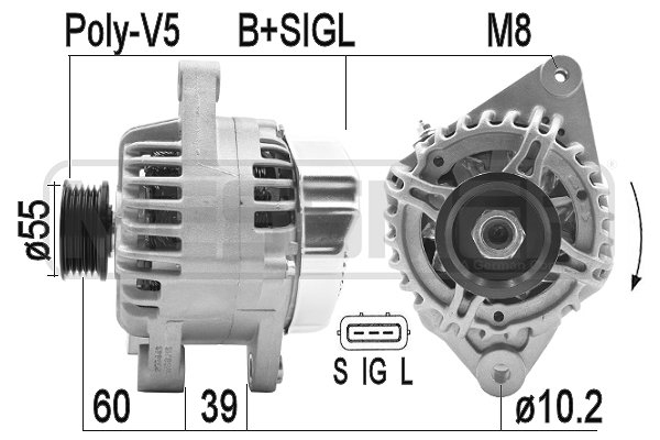 ERA OE Generátor 209443A_ERO