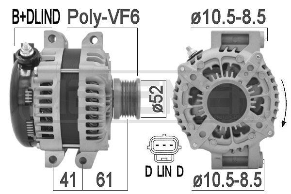 ERA OE Generátor 209460A_ERO