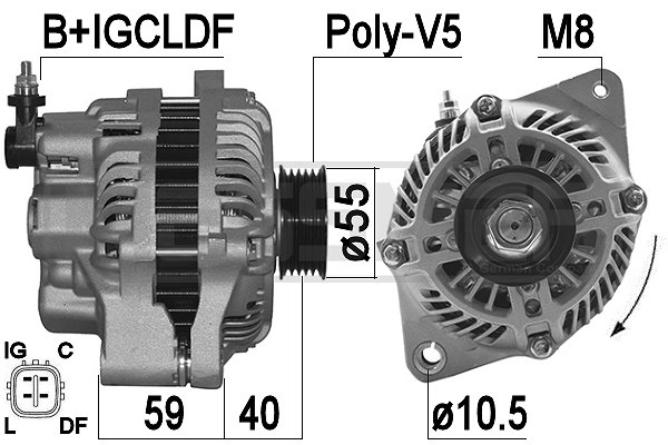 ERA OE Generátor 209500A_ERO