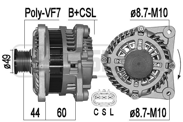 ERA OE Generátor 209515A_ERO