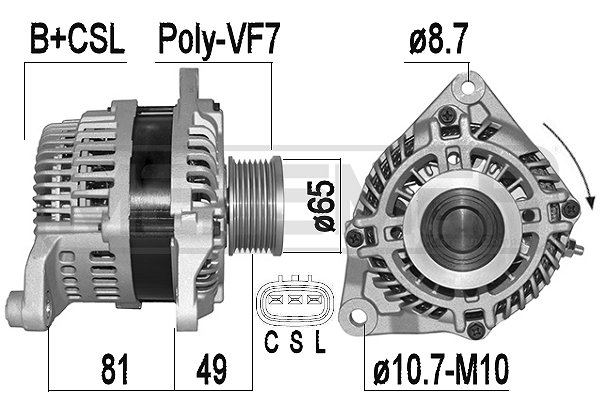 ERA OE Generátor 209519A_ERO