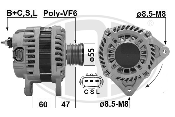 ERA OE Generátor 209650A_ERO