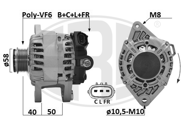 ERA OE Generátor 209654A_ERO