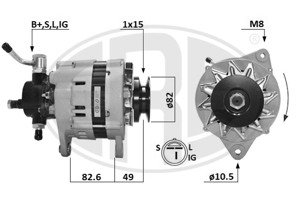 ERA OE Generátor 209670A_ERO