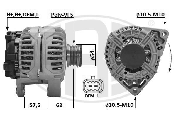 ERA OE Generátor 209672A_ERO