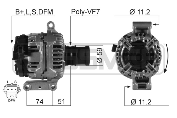 ERA OE Generátor 210278A_ERO