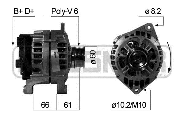 ERA OE Generátor 210668A_ERO