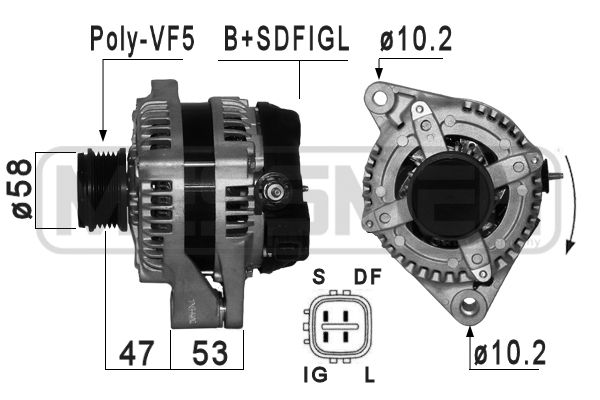 ERA OE Generátor 210859A_ERO