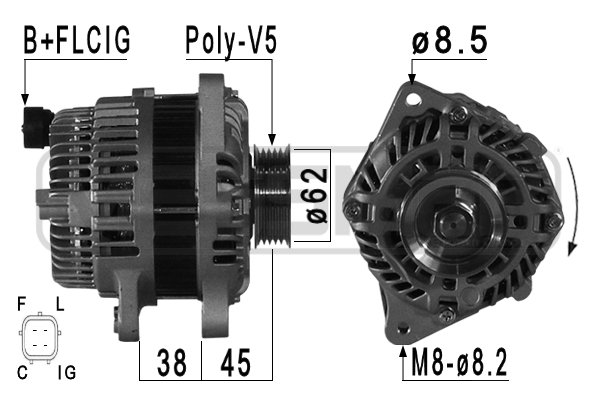 ERA OE Generátor 210953A_ERO