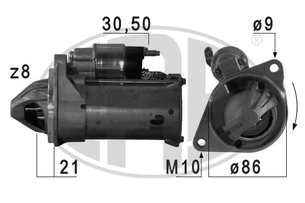 ERA OE Önindító 220732_ERO